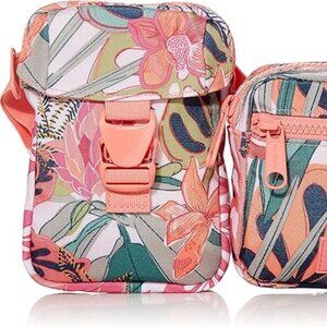 NWT Vera Bradley ReActive Belt Bag Sling Rain Forest Canopy Coral